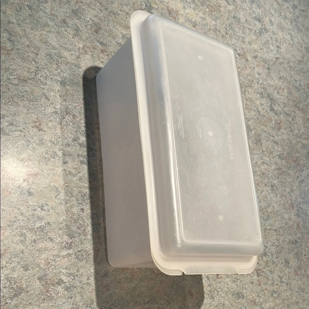 Tupperware White Storage Container with Secure Lid - Picture 1 of 7